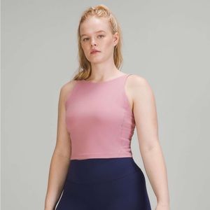 Lulu align high neck tank- NWT
